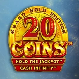20 Coins Grand Gold Edition by Wazdan, showcased at casoola-casino.eu – game logo