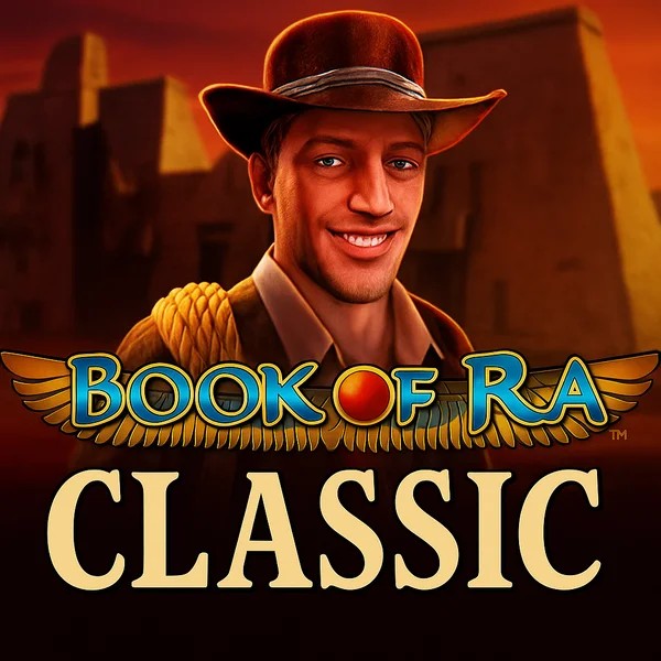 Book of Ra Classic casino game by Novomatic – featured logo at Casoola Casino