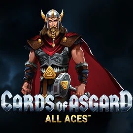 Official Poker logo: Cards of Asgard All Aces by Switch Studios at Casoola Casino