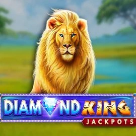 Diamond King Jackpots by SpinPlay Games, showcased at casoola-casino.eu – game logo