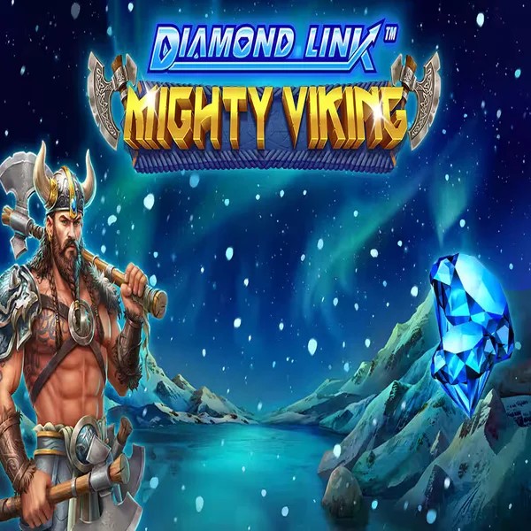 Slots logo of Diamond Link Mighty Viking from Greentube at Casoola Casino