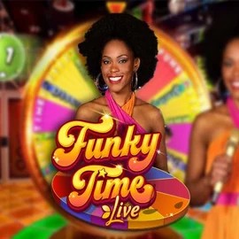 Live Casino logo of Funky Time from Evolution at Casoola Casino