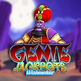 Genie Jackpots Wishmaker slot logo by Blueprint Gaming at Casoola Casino