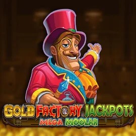 Play Gold Factory Jackpots Mega Moolah slot by Aurum Signature Studios on casoola-casino.eu