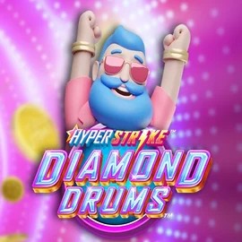 Hyper Strike Diamond Drums logo – Slots by Gameburger Studios at Casoola Casino