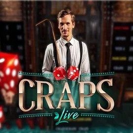 Live Craps logo by Evolution at Casoola Casino