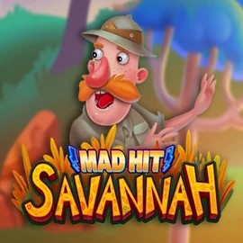 Mad Hit Savannah slot visual from RubyPlay available on casoola-casino.eu