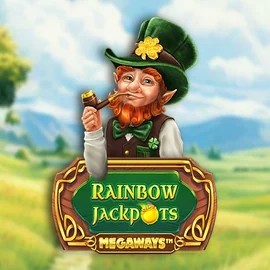 Jackpots logo of Rainbow Jackpots Megaways from Red Tiger Gaming at Casoola Casino