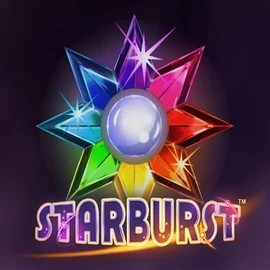 Starburst casino game by NetEnt – featured logo at Casoola Casino