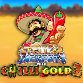 Stellar Jackpots with Chilli Gold x2 logo by Lightning Box Game at Casoola Casino