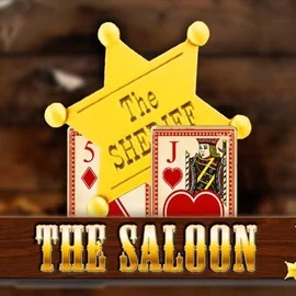 The Saloon slot logo by WorldMatch at Casoola Casino