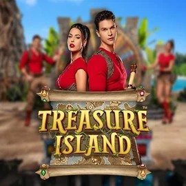 Treasure Island online game logo by Pragmatic Play on casoola-casino.eu