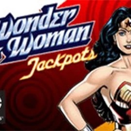 Wonder Woman Jackpots logo – Jackpots by Amaya at Casoola Casino