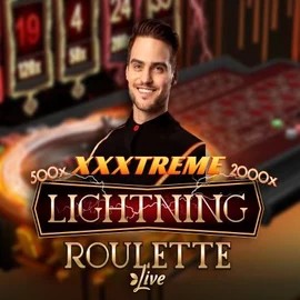 Official Live Casino logo: XXXtreme Lightning Roulette by Evolution at Casoola Casino